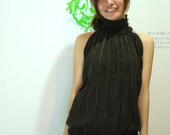 Chic Dark Brown Top / Women / Blouse