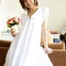 Peter pan collar Simply White Cotton Dress