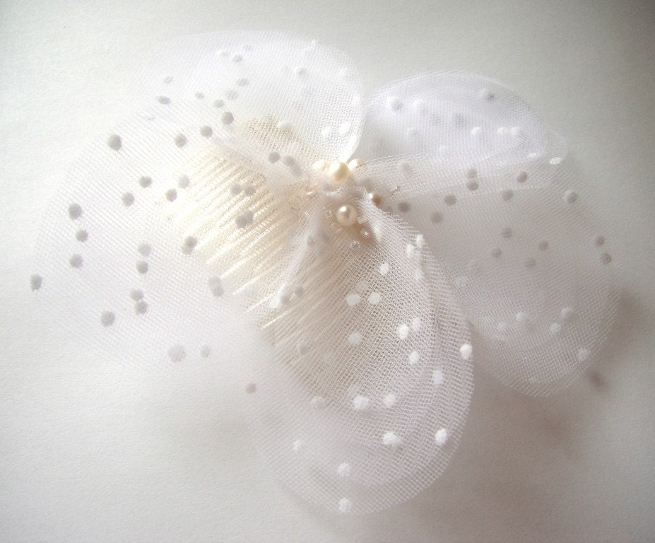 ice princess rose blossom wedding flower hair comb