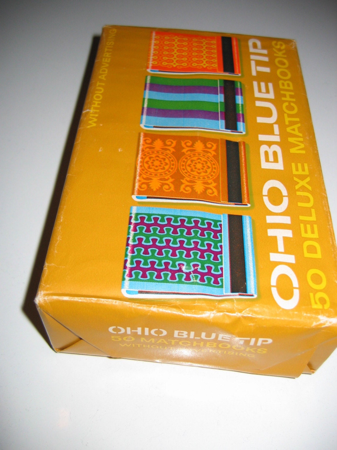 60's SAUL BASS Matchbooks.  Vintage.  Matches.  RARE box of 50.  American Graphic Designer.