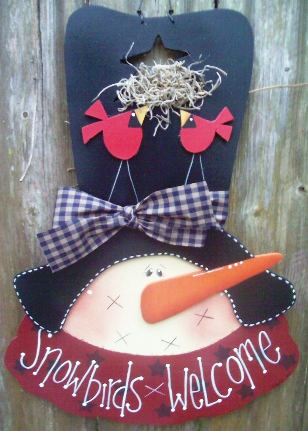 Snowbirds Welcome,Wall Hanging, Seasonal, Home decor, Holidays
