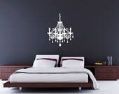VINYL WALL ART - 23 x 29 inch Chandelier - 2506