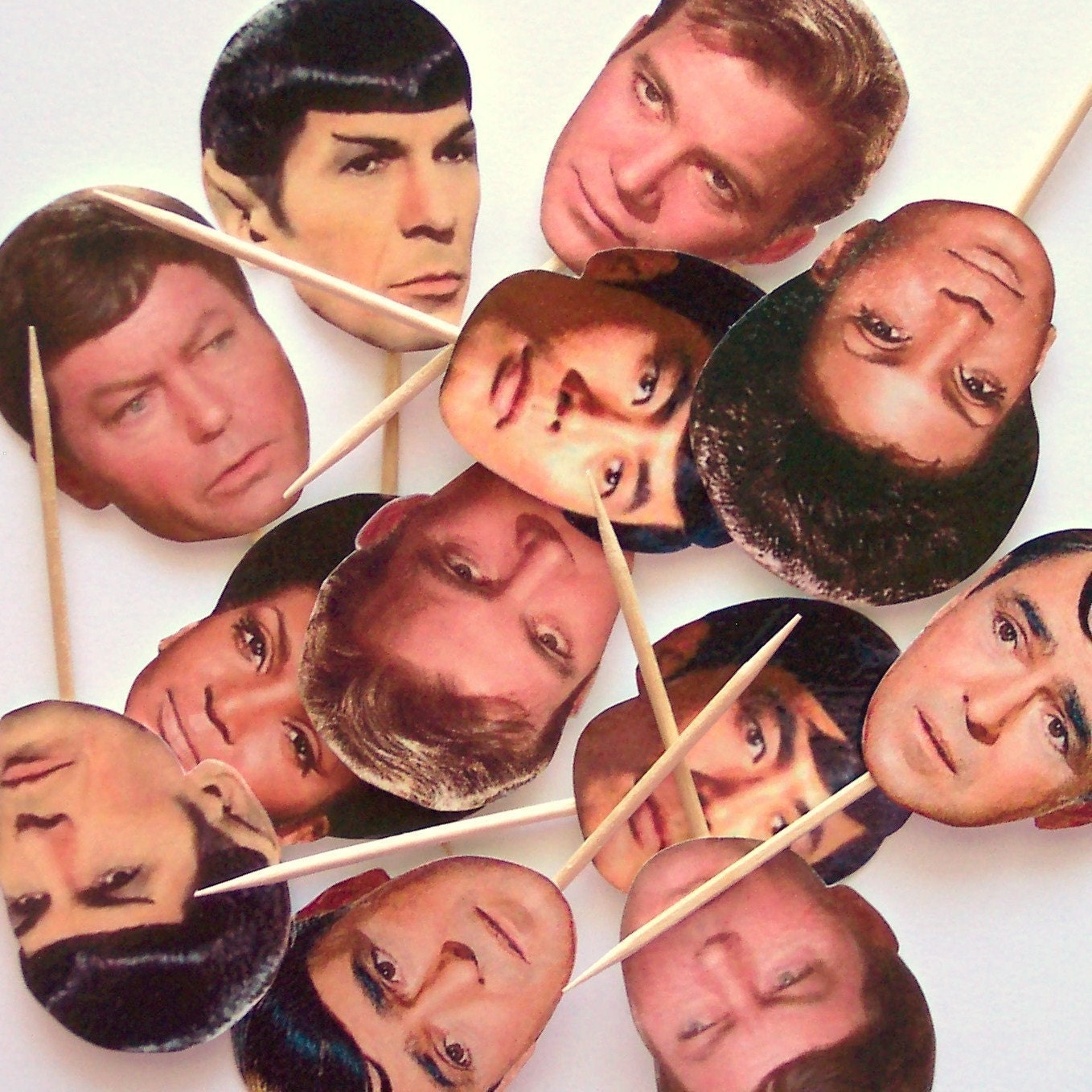 Star Trek Cupcake Toppers - Set of 24 Picks