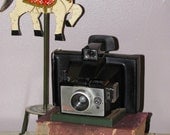 the colorpack polaroid land camera, with cold clip