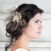 Nympha- BRIDAL Feathers and Shells Flower Fascinator