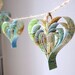 Wedding Decoration Vintage Paper Maps Garland Rustic Heart Decor
