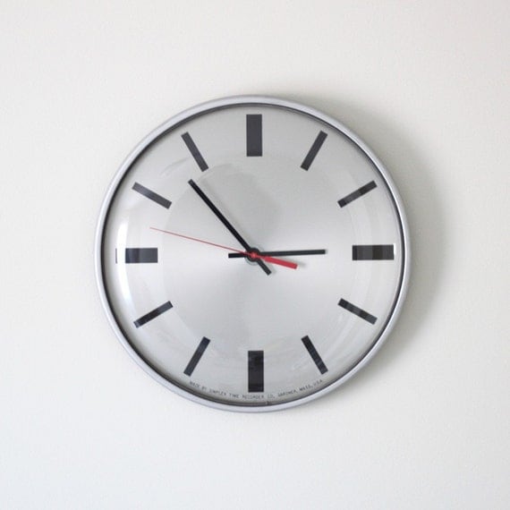 modern simplex wall clock