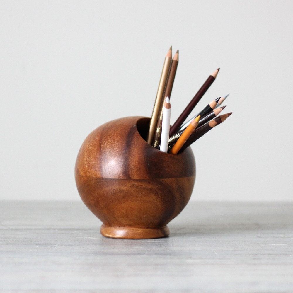 modern wood sphere