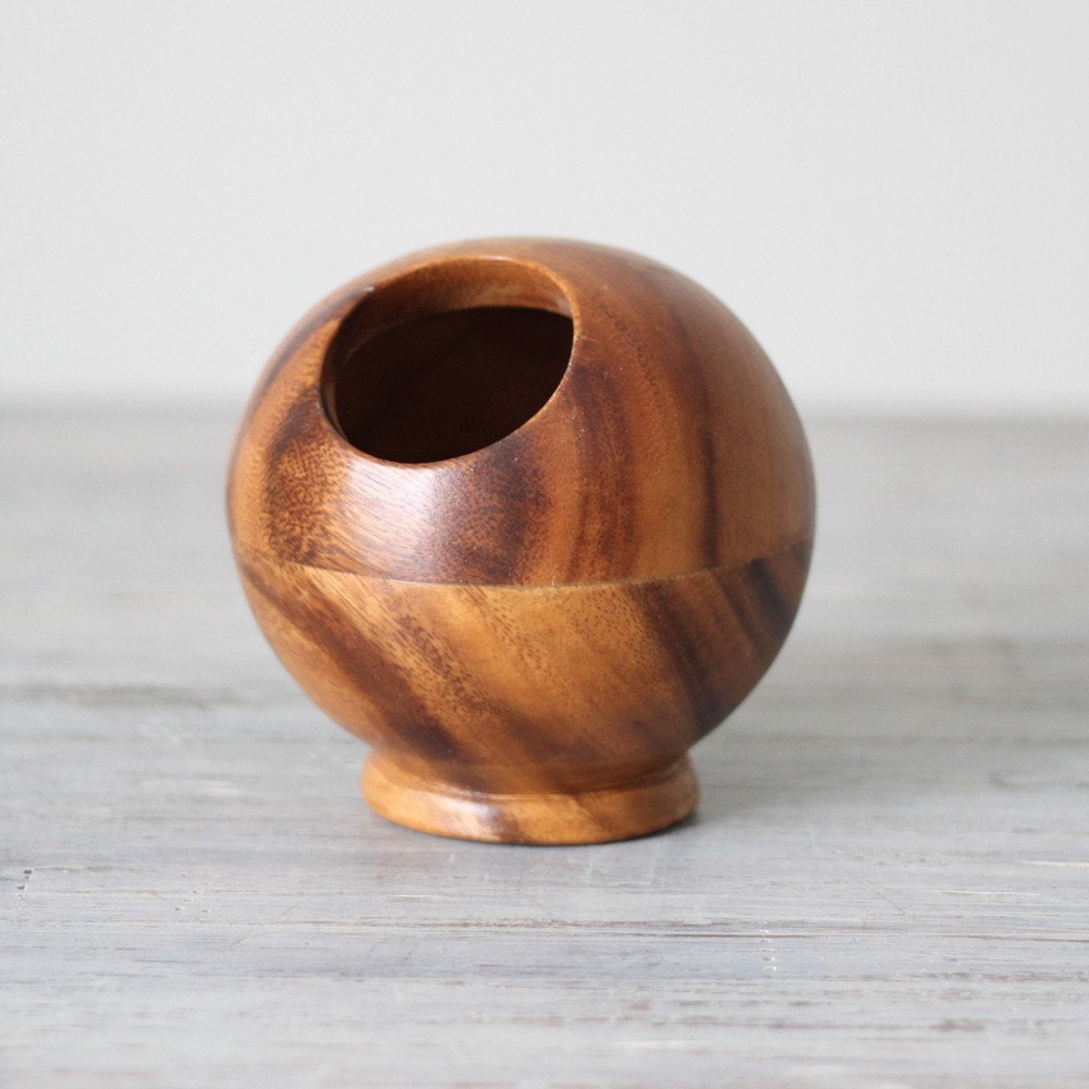 modern wood sphere