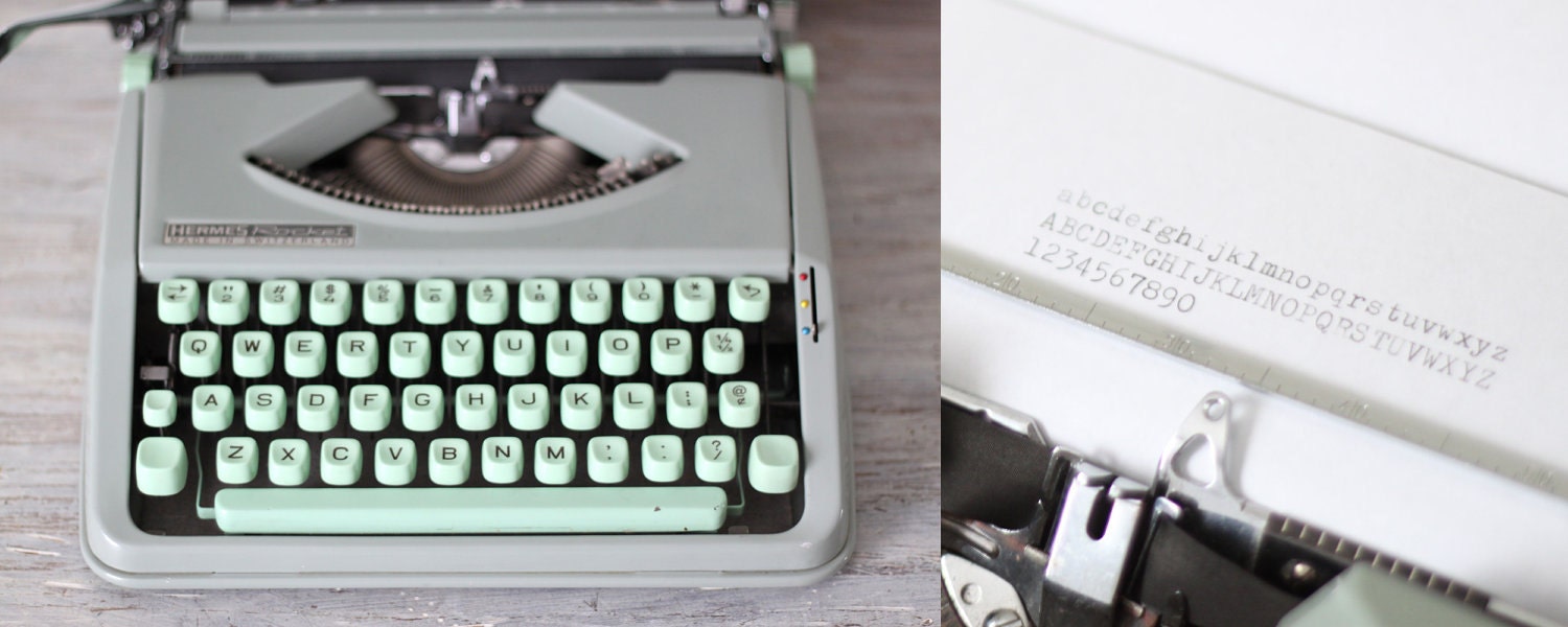 hermes rocket portable typewriter