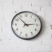 school wall clock - classroom - simplex - industrial decor