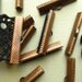 12pcs. 30mm or 1 3/16 inch Antique Copper Ribbon Clamp End Crimps