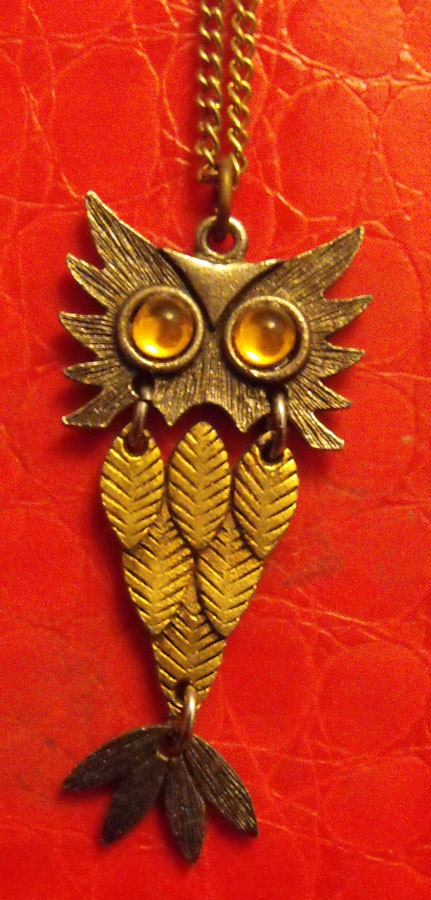 Vintage Owl Necklace