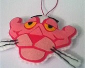 PINK cat hanging ornament decoration