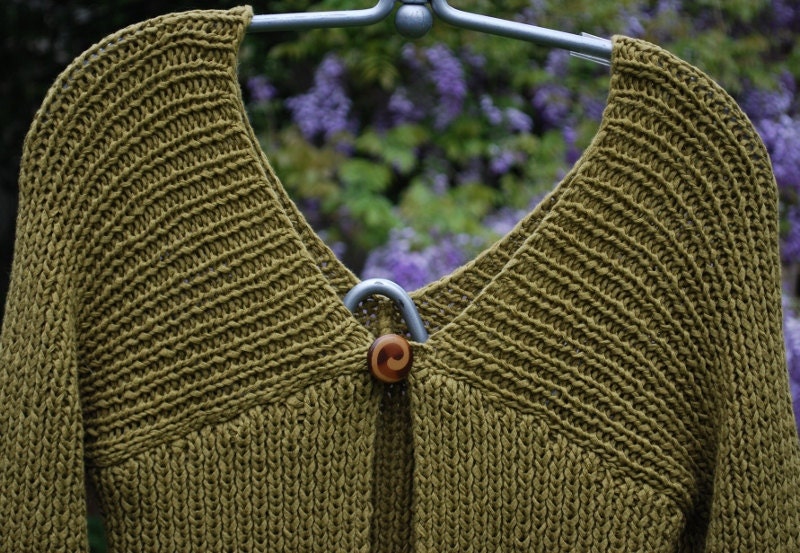 Hand Knit Cotton Sweater