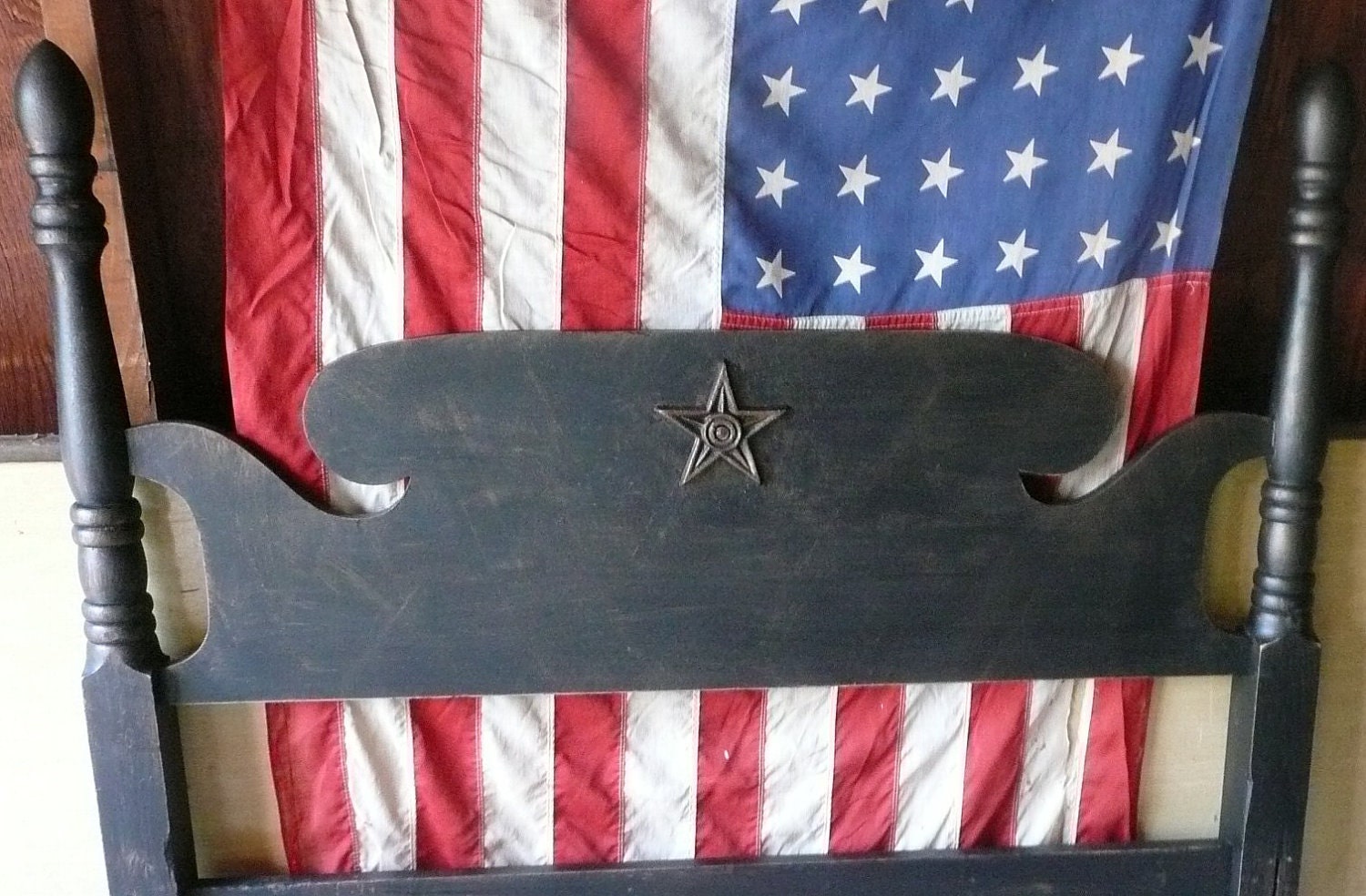 Twin Bed Cannonball Style Vintage Poppy Cottage