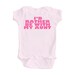 Baby Clothing I'd Rather Be With My Aunt Pink Baby Bodysuit