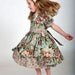 Girls Vintage-Inspired Dress, Easter Dress, Children Clothing, Toddler Easter Dress, Child, Girls, size 2T 3T 4T 5 6 7 8 9 10, Red, Green