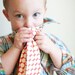 The Beau- red big dot necktie for boys of all ages