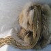 Roadkilled Coyote Fur Drawstring Handbag RESERVED