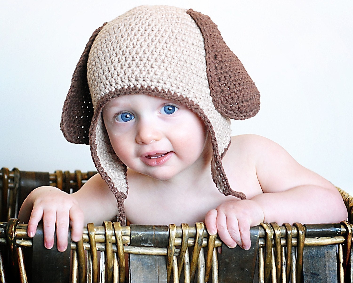 Doggy Earflap Crochet Hat Pattern (Permission to sell all finished products)
