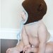 Monkey Earflap Hat Crochet Pattern (Permission to sell all finished products)