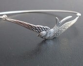 Silver Sparrow Charm Bracelet, Sterling Silver Band, Silver Sparrow Bangle, Silver Sparrow Bracelet, Freebird, Silver Sparrow Jewelry