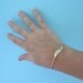 Hand Stamped Name Personalized Engraved Bracelet, Ocean Wave Bracelet, Ocean Wave Jewelry, Custom Engraved Jewelry, Custom Engraved Bracelet