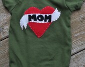 olive mom onesie