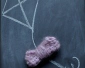 small knit bow-sweet lilac