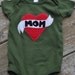 olive mom onesie