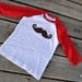 little man mustache tee or onesie