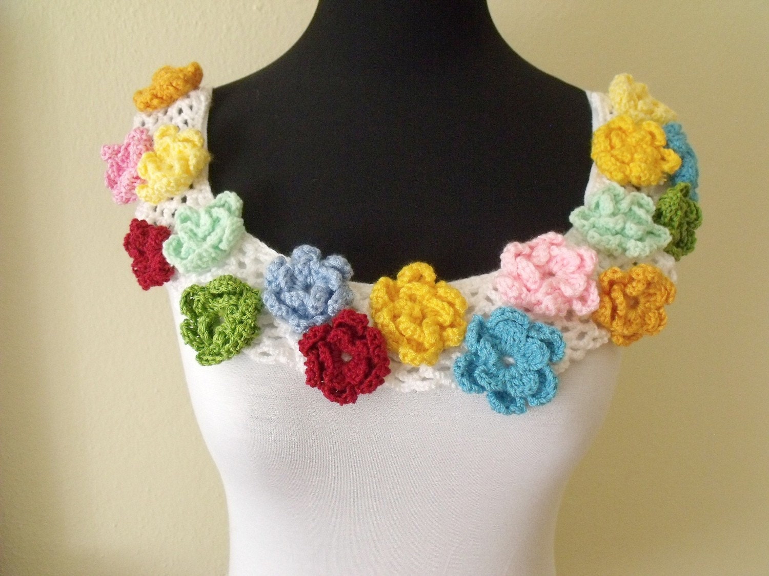 SALE...SALE...Flower Garden Pratical Coton Collar-Ready For Shipping