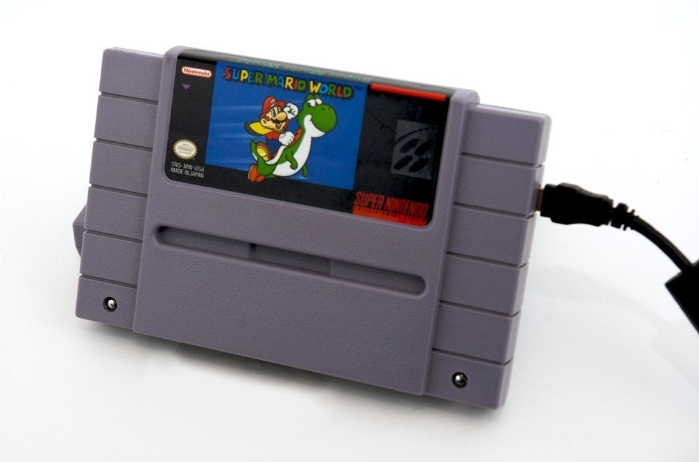 Super NES External Hard Drive - Super Mario World - 1TB USB 3.0 by 8BitMemory Super NES External Hard Drive - Super Mario World - 1TB USB 3.0 by 8BitMemory