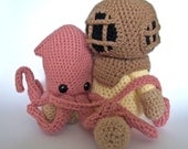 Deep Sea Diver AND Squid - Crochet Patterns