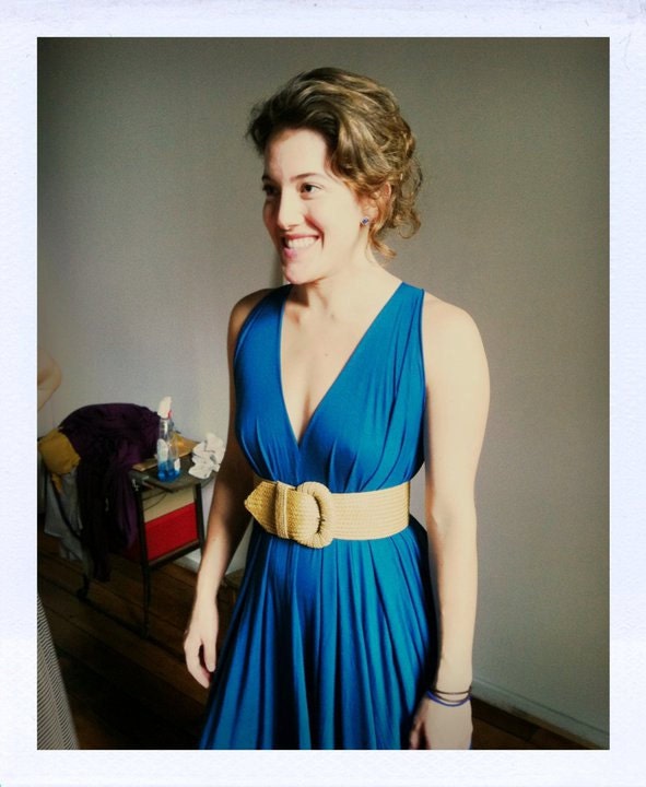 sleeveless jersey slip dress