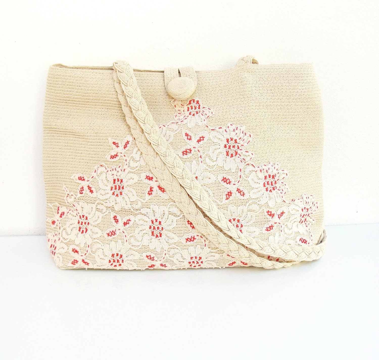 Dantelle Bag - Revamped, Embellished, Embroidered Vintage Purse