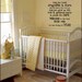 Nursery Wall Decal - EXTRA LARGE May you touch.. Welcome to the World Little One