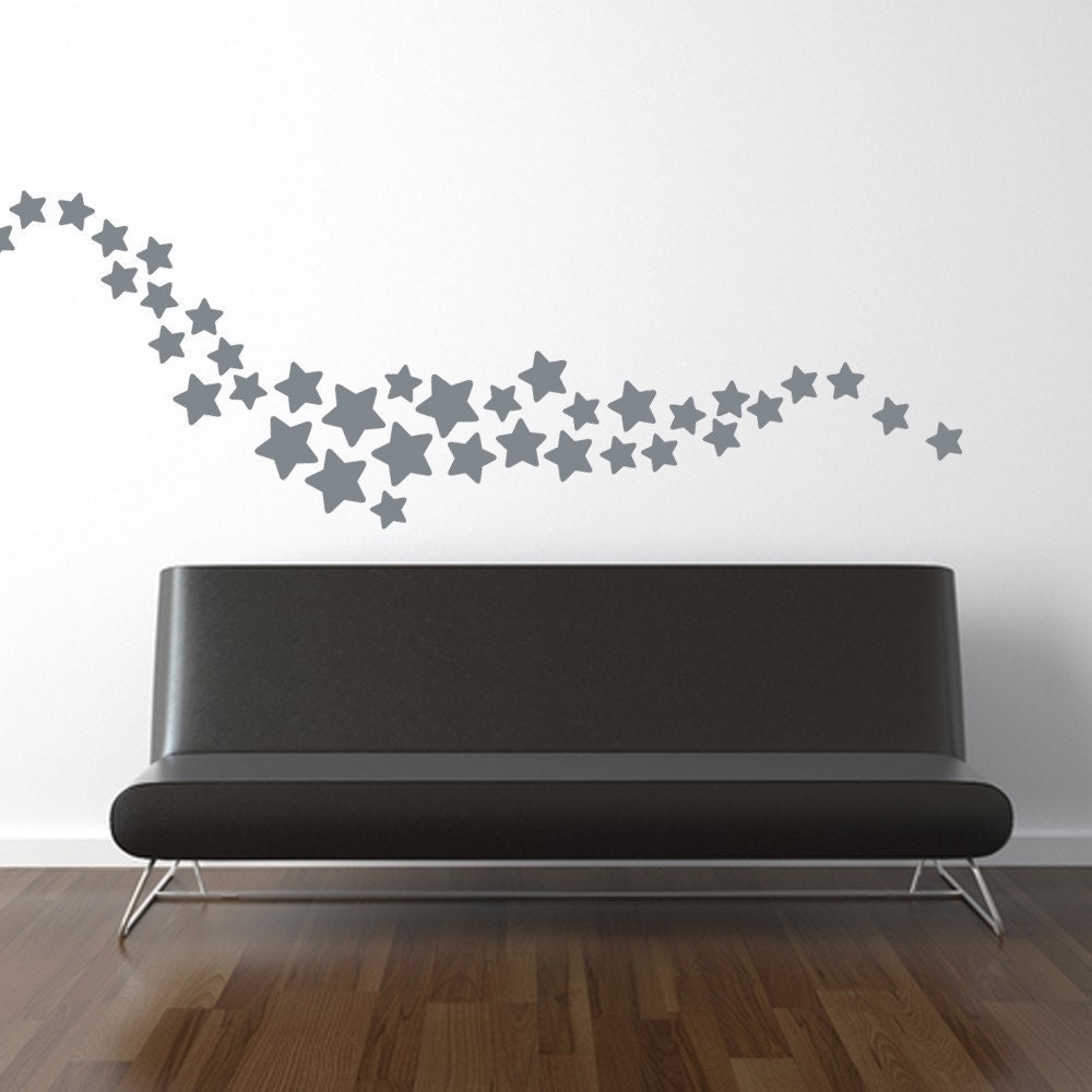 TONS of Stars Vinyl Wall Decal Graphics by DecoMOD Walls
