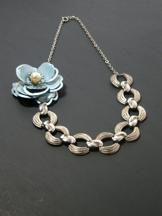RUSTED BLOOM an Eco Friendly Vintage Recycled Necklace