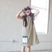 SALE 40% OFF - Fierce dress - Cream polka dot peasant dress with Shakespeare inspired applique - Fight like a girl