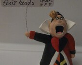 50% off SALE - Red Queen - Birthday Cake Topper - fun sculpture - humor