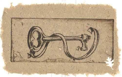 Veritas - Etching On Recycled Handmade Paper