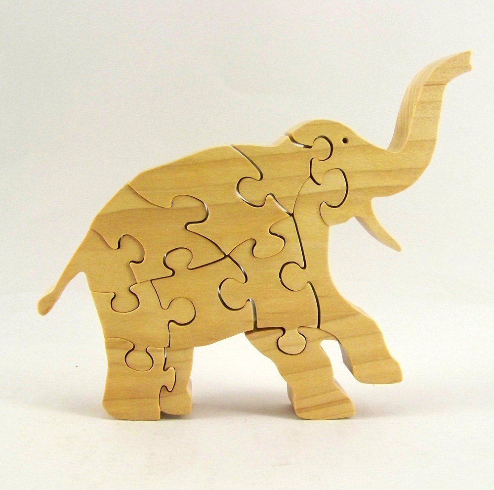 Elephant Wood Puzzle