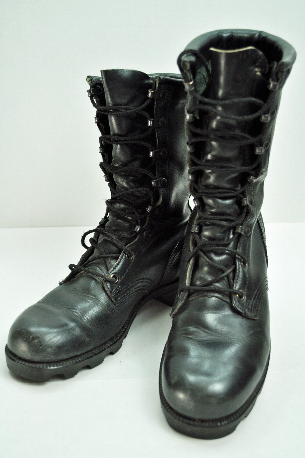 Leather Military Boots