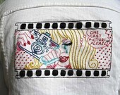 Smile for the Camera Iron on Hand Embroidery Pattern (original design)