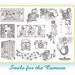 Smile for the Camera Iron on Hand Embroidery Pattern (original design)