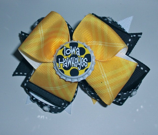 University of Iowa Bling Bow