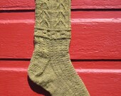 Chicken Scratch Gansey Sock Knit Kit