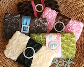 Deluxe Clutch... Diaper Wipes Case, Headband Storage Box, Pencil Box, Purse PLUS 2 FREE HEADBANDS